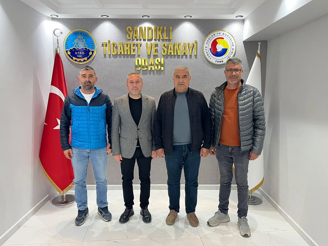 Sandıklı Ticaret Odası Üyeleri Sandıklı Ticaret Borsası Yönetim Kurulu Başkanı ile Görüştü