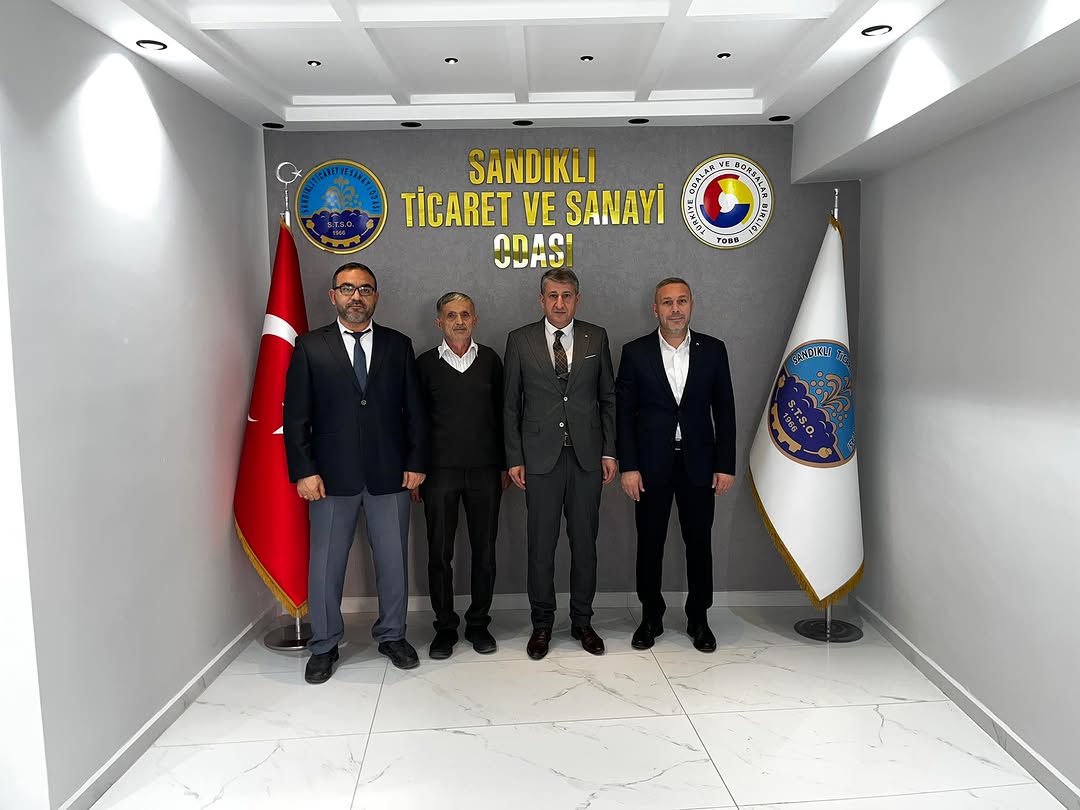 Sandıklı SGK İlçe Müdüründen Sandıklı Ticaret ve Sanayi Odası'na Ziyaret