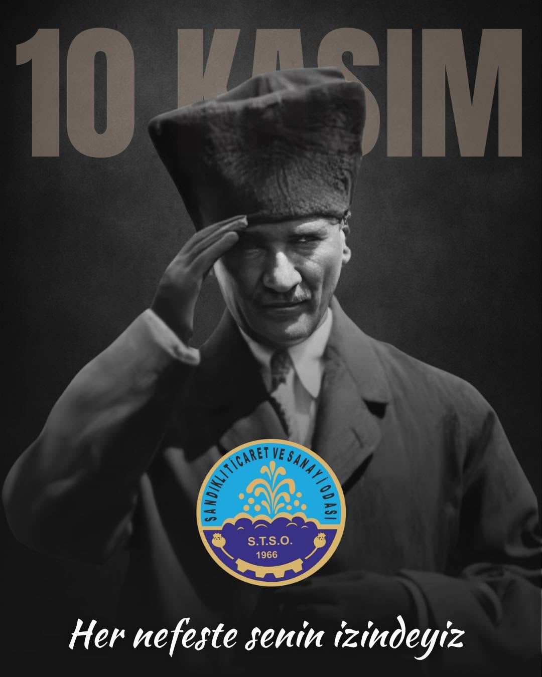 Gazi Mustafa Kemal Atatürk'ü Anma Mesajı