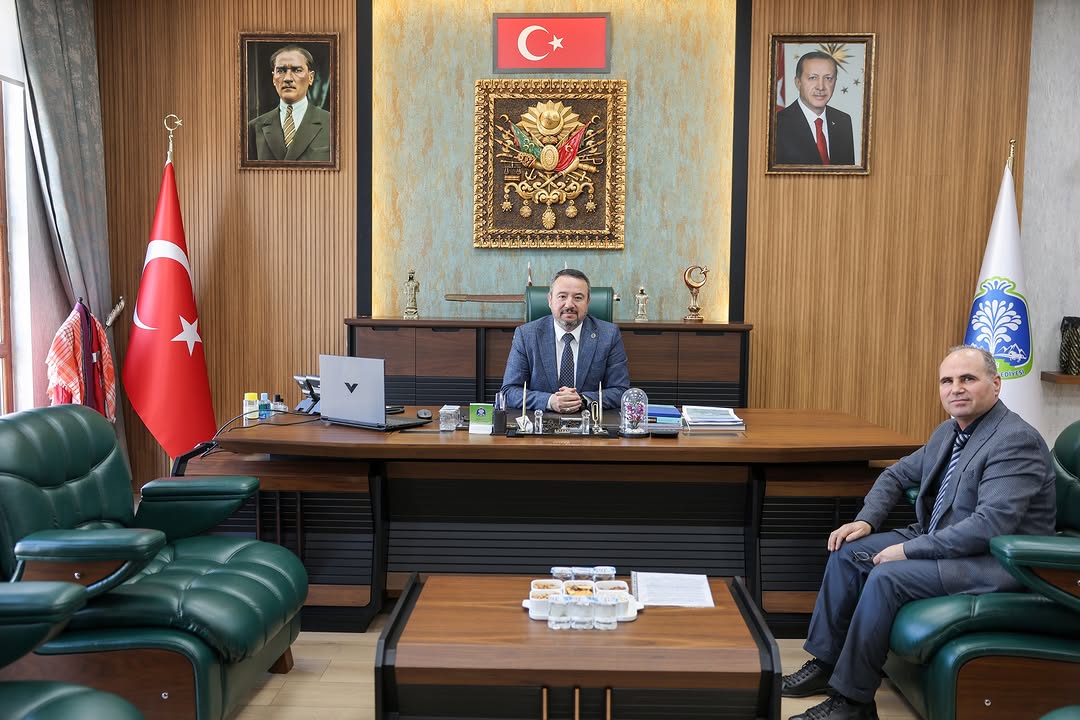 Tarım Kredi Müdürü Musa Yamalı’dan Belediye Başkanımız Adnan Öztaş’a Ziyaret