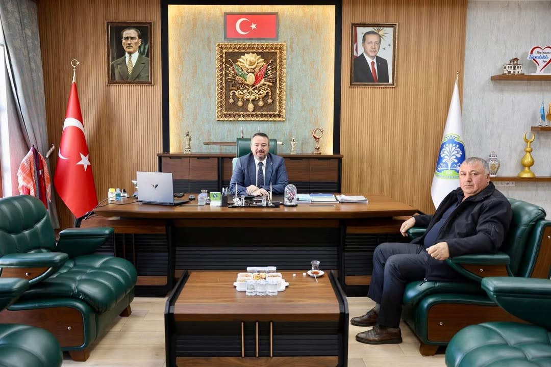 Şoförler ve Otomobilciler Odası Başkanı İbrahim Ocak’tan Belediye Başkanı Adnan Öztaş’a Ziyaret