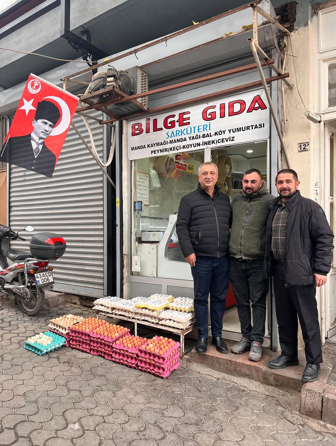 Domaniç Belediye Başkanı Engin Uysal ve Meclis Üyesi Bekir Bilge'nin Esnaf Ziyareti