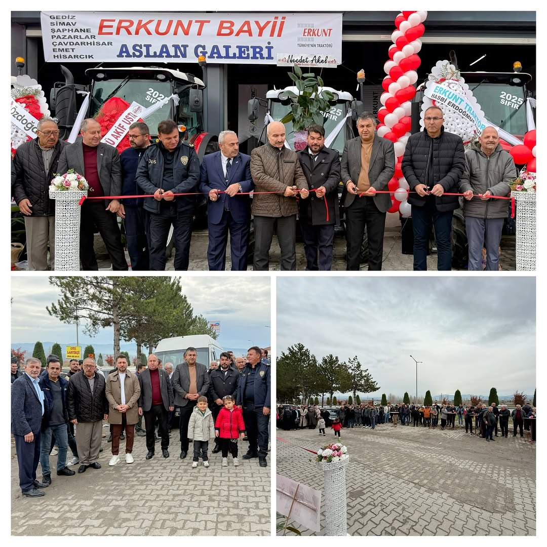 Hikmet Aslan’ın Gediz İlçesine Açtığı Galeri Erkunt Bayi Açıldı