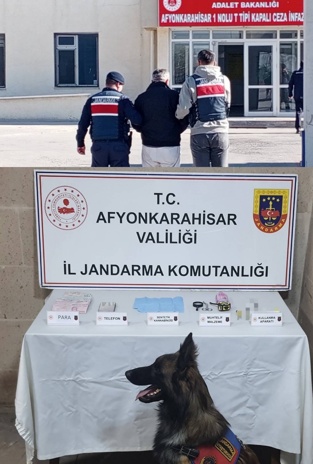 İhsaniye’de  Uyuşturucu Operasyonu: Bir Şüpheli Tutuklandı