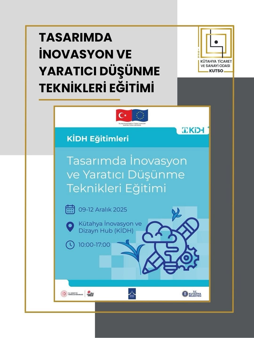 Tasarımda İnovasyon ve Yaratıcı Düşünme Teknikleri Eğitimi